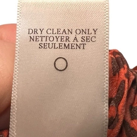 A.L.C. Silk Red Leopard Tank Tapered Set Sz Large maximalist chic boho eclectic - Picture 9 of 10